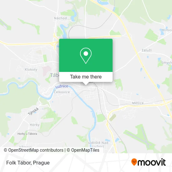 Карта Folk Tábor