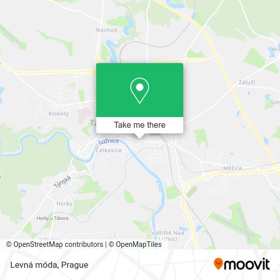 Карта Levná móda