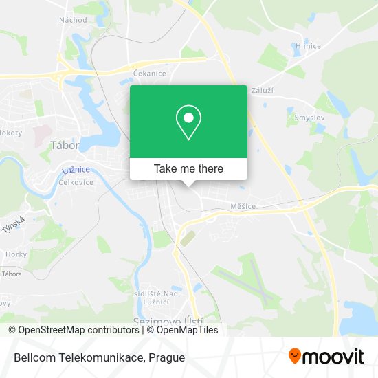Карта Bellcom Telekomunikace
