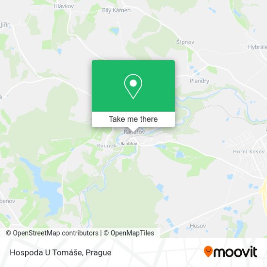 Карта Hospoda U Tomáše