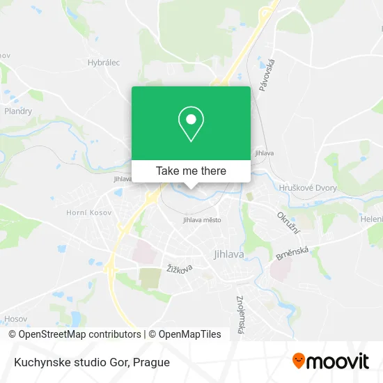 Карта Kuchynske studio Gor