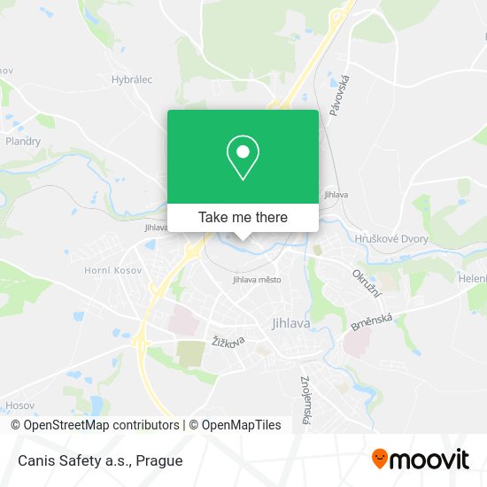 Карта Canis Safety a.s.
