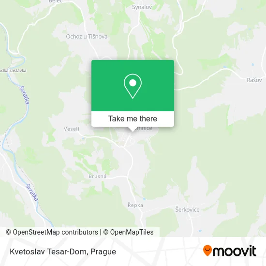 Карта Kvetoslav Tesar-Dom