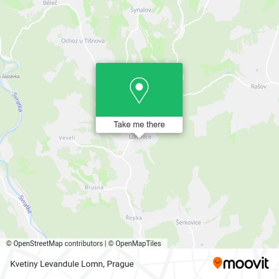 Карта Kvetiny Levandule Lomn