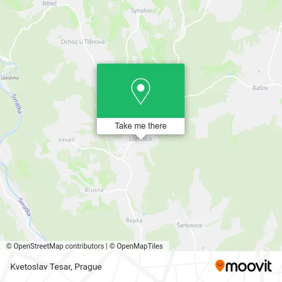 Карта Kvetoslav Tesar