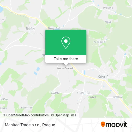 Карта Manitec Trade s.r.o.