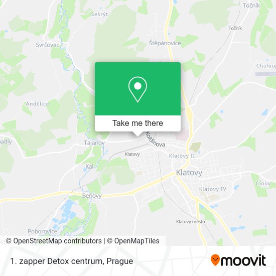 Карта 1. zapper Detox centrum