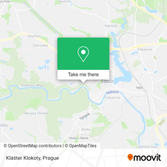 Карта Klášter Klokoty