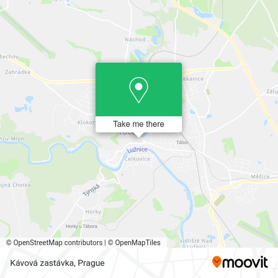 Карта Kávová zastávka