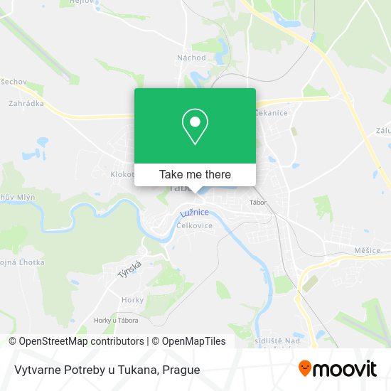 Карта Vytvarne Potreby u Tukana