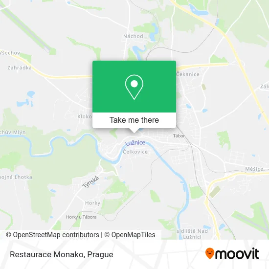 Карта Restaurace Monako