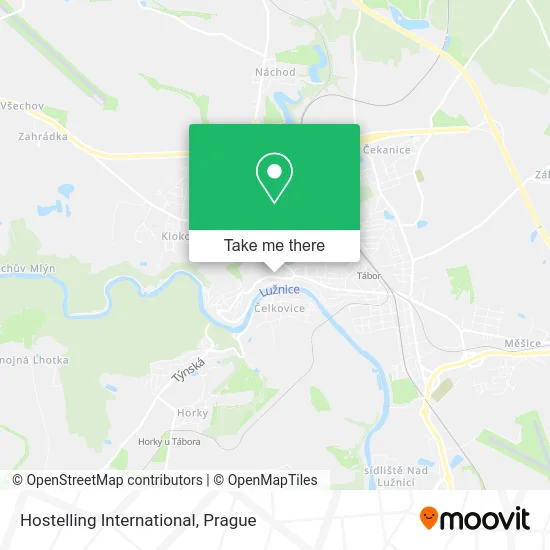 Карта Hostelling International