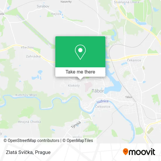 Карта Zlatá Svíčka