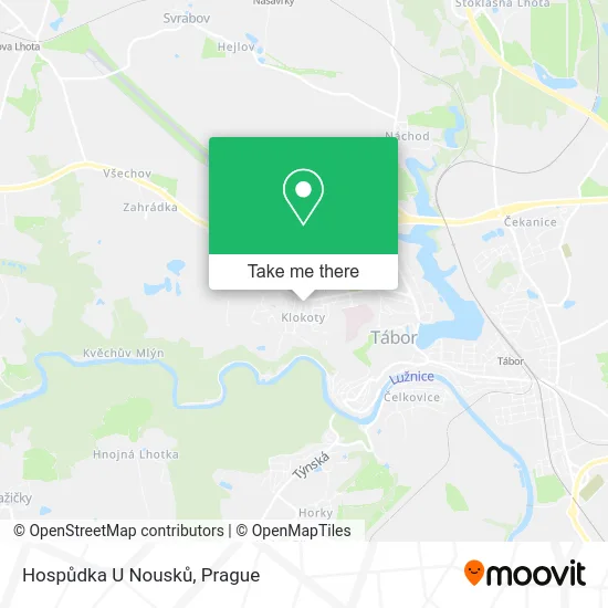 Карта Hospůdka U Nousků