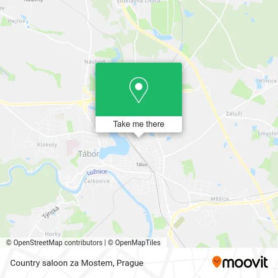 Карта Country saloon za Mostem