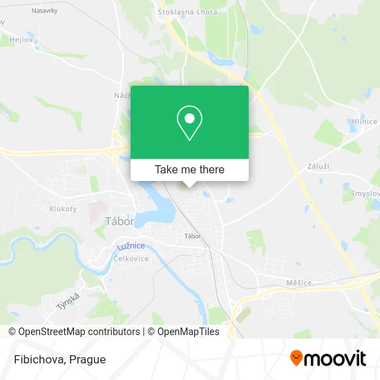 Карта Fibichova