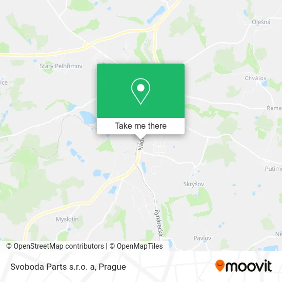 Карта Svoboda Parts s.r.o. a