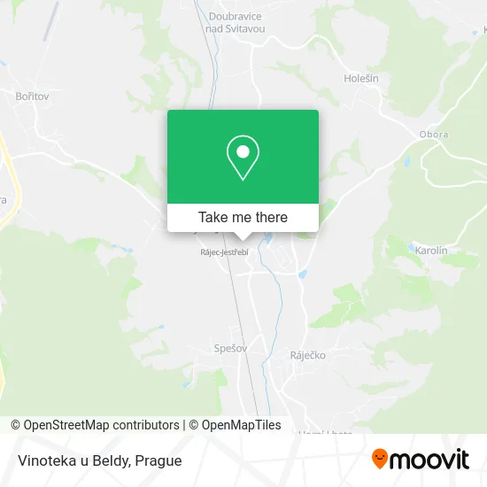Карта Vinoteka u Beldy