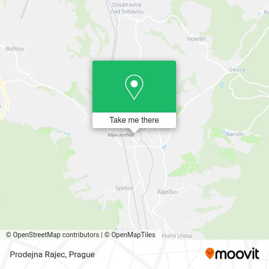 Карта Prodejna Rajec