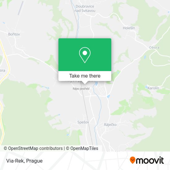 Карта Via-Rek