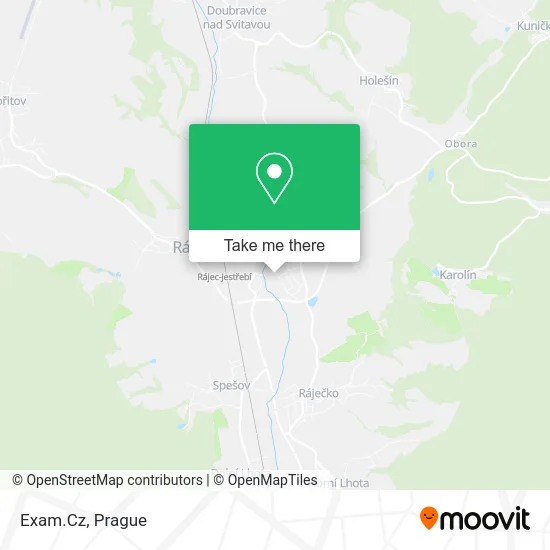 Exam.Cz map