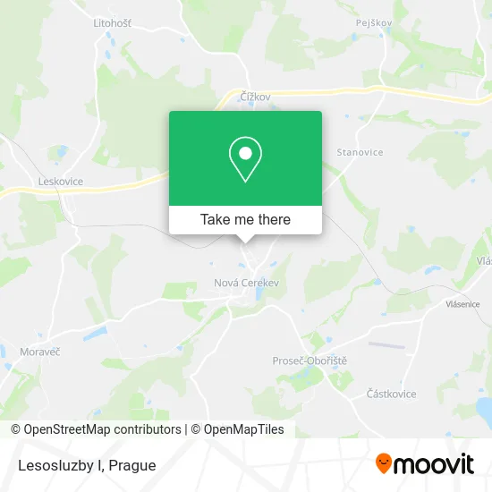 Карта Lesosluzby I