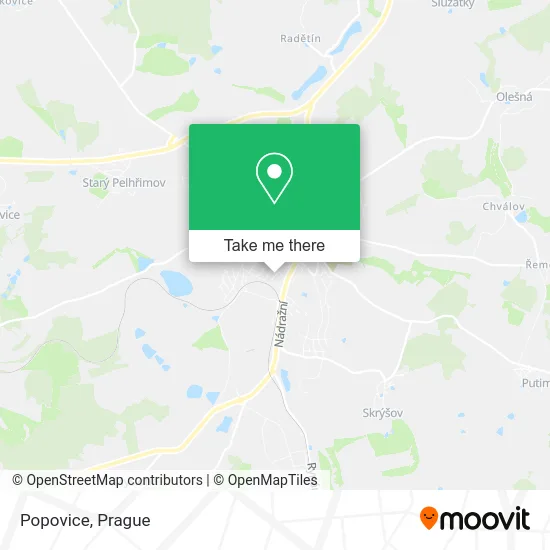 Карта Popovice
