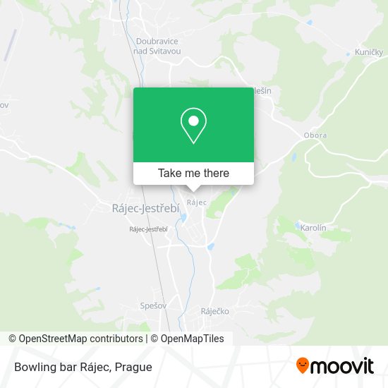 Карта Bowling bar Rájec