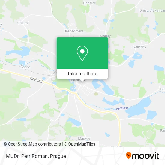 Карта MUDr. Petr Roman