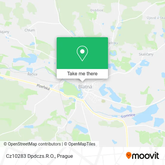 Карта Cz10283 Dpdczs.R.O.