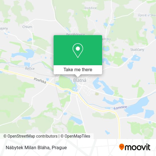 Карта Nábytek Milan Bláha