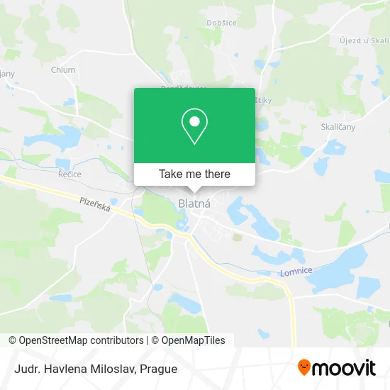 Карта Judr. Havlena Miloslav