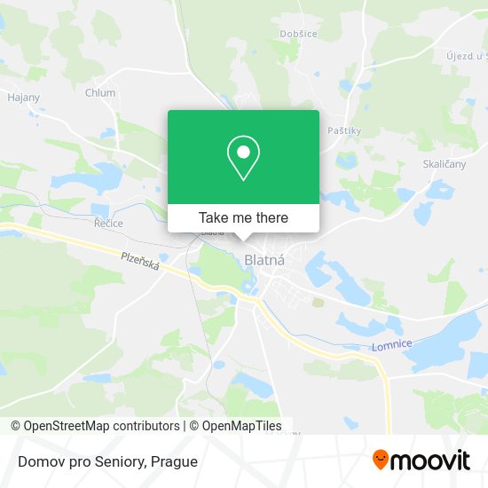 Карта Domov pro Seniory