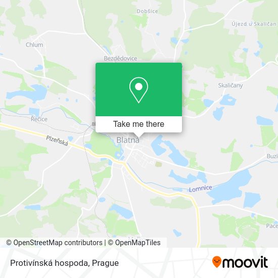 Карта Protivínská hospoda