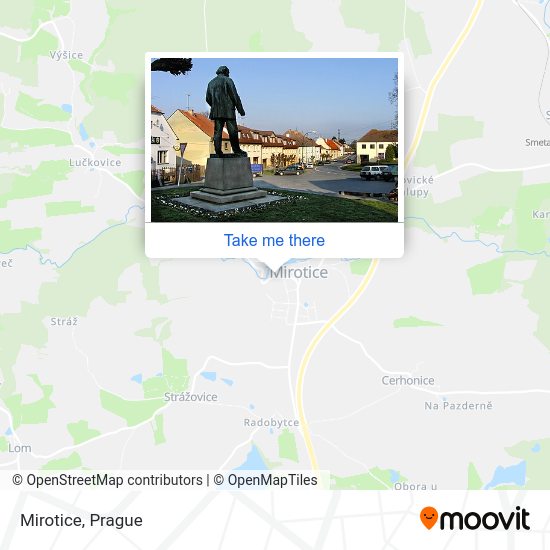 Карта Mirotice