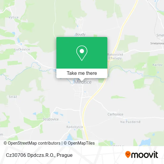 Карта Cz30706 Dpdczs.R.O.