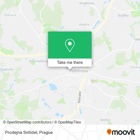 Карта Prodejna Svitidel