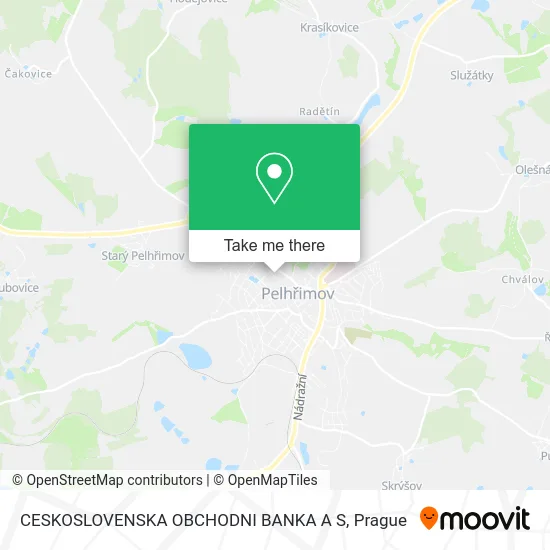 Карта CESKOSLOVENSKA OBCHODNI BANKA A S