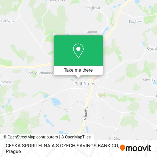 Карта CESKA SPORITELNA A S CZECH SAVINGS BANK CO