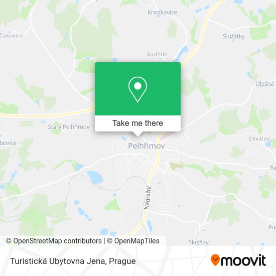 Карта Turistická Ubytovna Jena