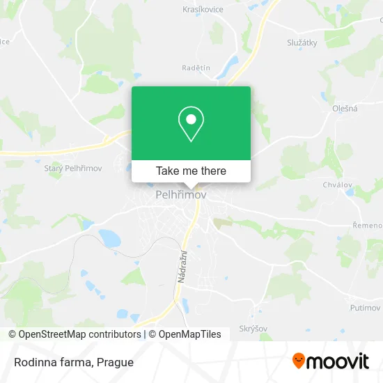 Карта Rodinna farma