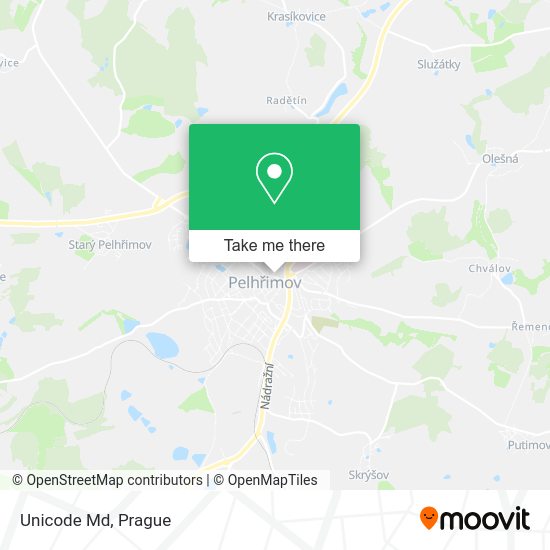 Карта Unicode Md