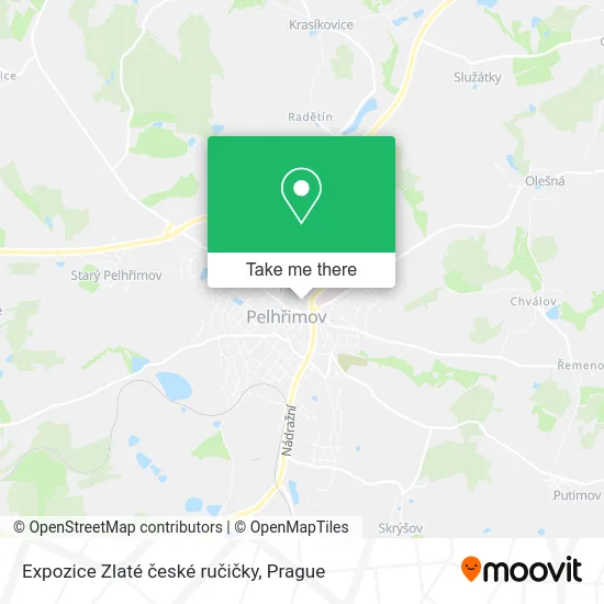 Expozice Zlaté české ručičky map