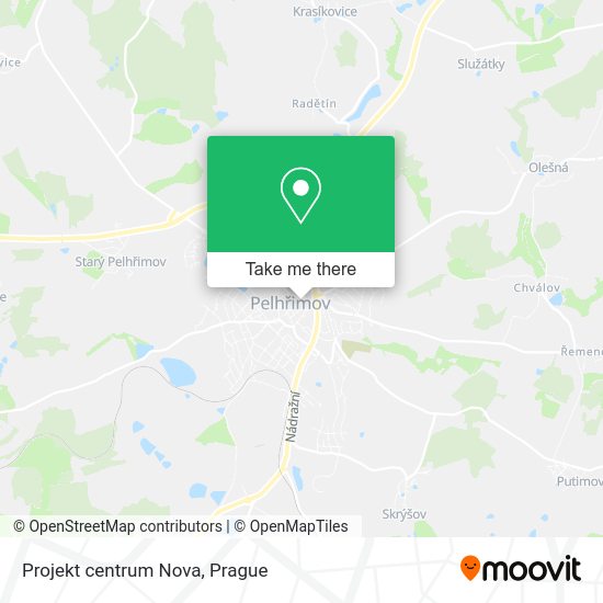 Карта Projekt centrum Nova