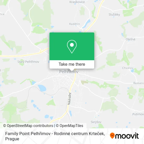 Family Point Pelhřimov - Rodinné centrum Krteček map