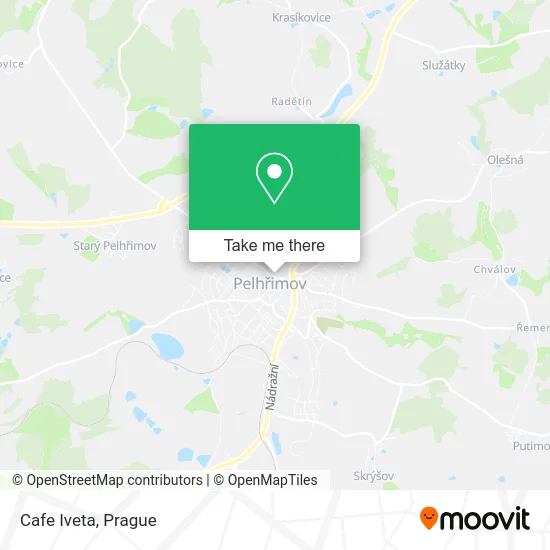 Карта Cafe Iveta