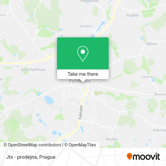 Карта Jtx - prodejna