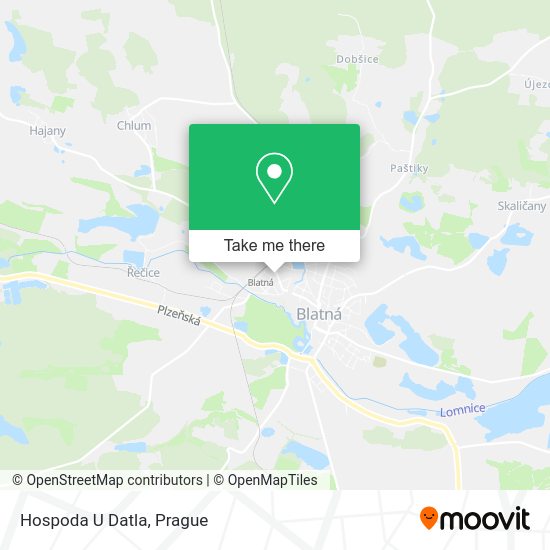 Карта Hospoda U Datla