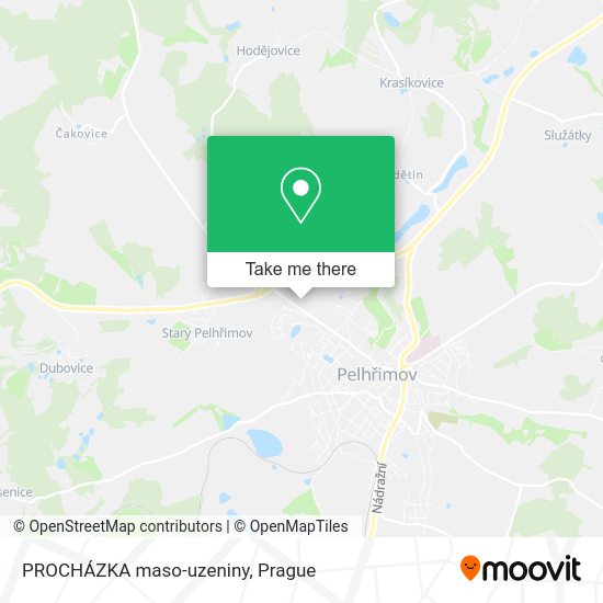 Карта PROCHÁZKA maso-uzeniny