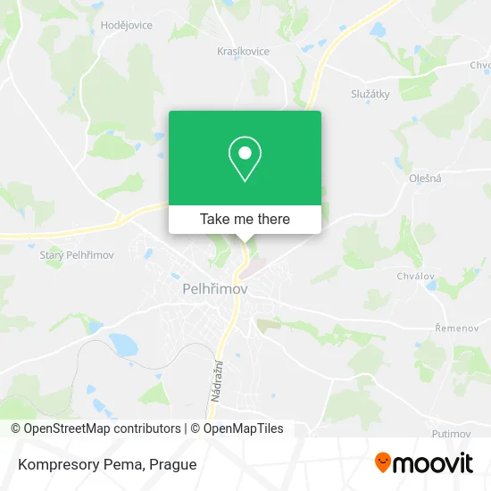 Карта Kompresory Pema